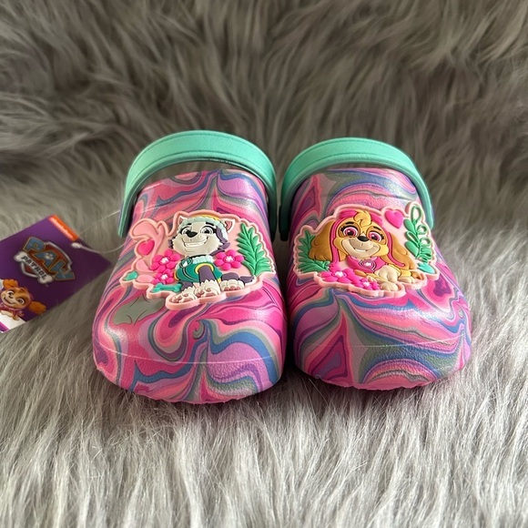Paw Patrol Shoes Clogs Girls Toddler Size 5-6‎ Pink Slip On Sandals Shoes - Picture 2 of 8